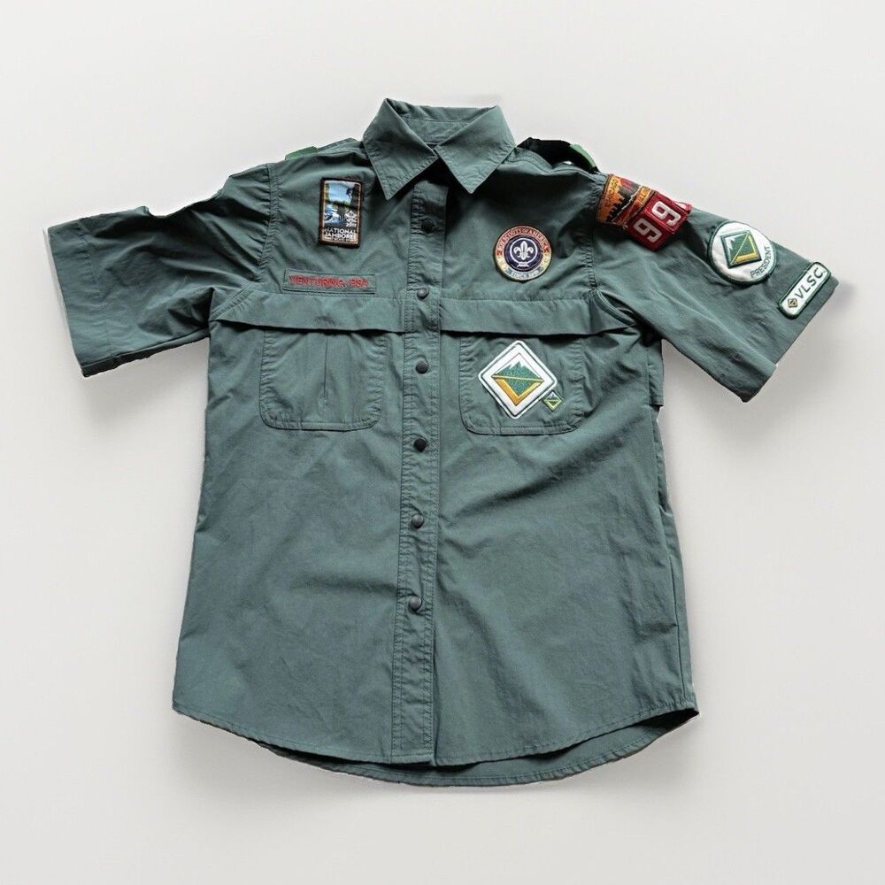 BSA Venturing Shirt Vented Patches Ladies XS